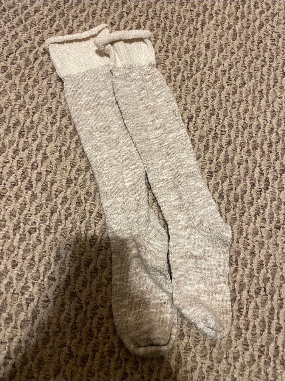 Women’s Crew Socks - Cream Heather